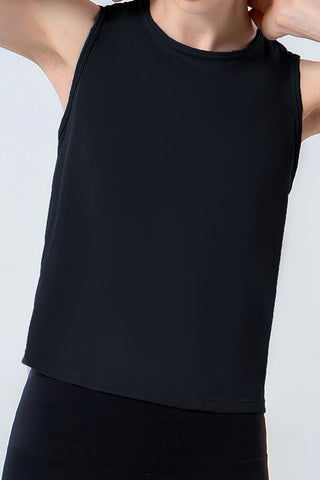 Shop Round Neck Active Tank - High-Quality U.S. Made Women’s Fashion with Free & Fast Shipping