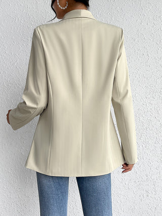 Shop Open Front Long Sleeve Blazer - High-Quality U.S. Made Women’s Fashion with Free & Fast Shipping