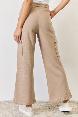 Shop RISEN High Waist Cargo Wide Leg Pants - High-Quality U.S. Made Women’s Fashion with Free & Fast Shipping