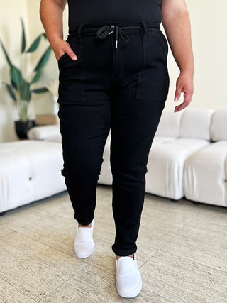 Shop Judy Blue Full Size High Waist Double Roll Cuff Jeans - High-Quality U.S. Made Women’s Fashion with Free & Fast Shipping