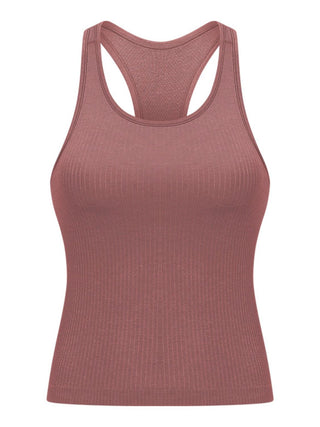 Shop Millennia Round Neck Racerback Active Tank - High-Quality U.S. Made Women’s Fashion with Free & Fast Shipping