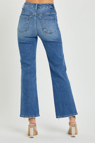 Shop RISEN High Rise Straight Jeans - High-Quality U.S. Made Women’s Fashion with Free & Fast Shipping