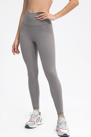 Shop Gray Card Pocket Leggings - High-Quality U.S. Made Women’s Fashion with Free & Fast Shipping