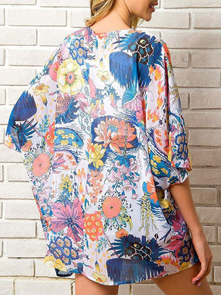 Shop Open Front Half Sleeve Cover-Up - High-Quality U.S. Made Women’s Fashion with Free Fast Shipping