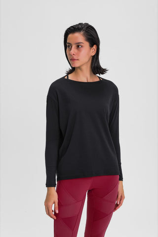 Shop Millennia Loose Fit Active Top - High-Quality U.S. Made Women’s Fashion with Free & Fast Shipping