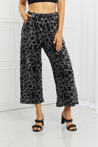 Shop BOMBOM Stay Cozy Pattern Wide Leg Pants - High-Quality U.S. Made Women’s Fashion with Free & Fast Shipping