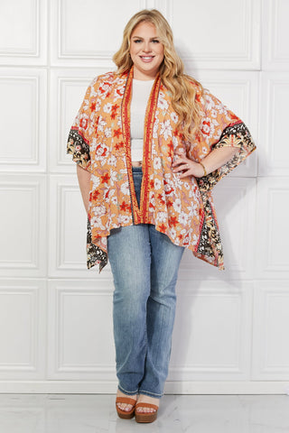 Shop Justin Taylor Peachy Keen Cover-Up Kimono - High-Quality U.S. Made Women’s Fashion with Free & Fast Shipping