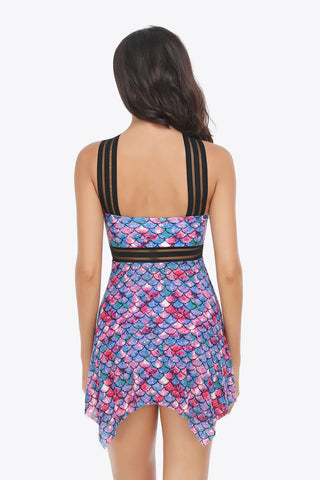 Shop Printed Swim Dress and Bottoms Set - High-Quality U.S. Made Women’s Fashion with Free Fast Shipping