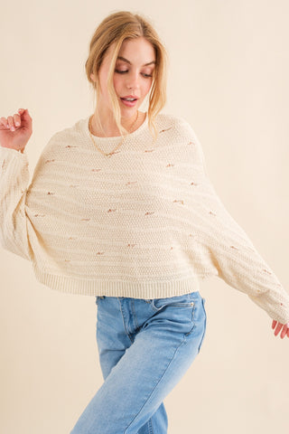 Shop And The Why Dolman Sleeves Sweater - High-Quality U.S. Made Women’s Fashion with Free & Fast Shipping