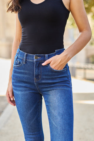 Shop BAYEAS Skinny Cropped Jeans - High-Quality U.S. Made Women’s Fashion with Free & Fast Shipping