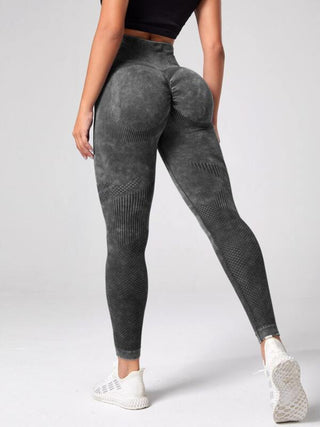 Shop Dark Gray High Waist Active Pants - High-Quality U.S. Made Women’s Fashion with Free & Fast Shipping