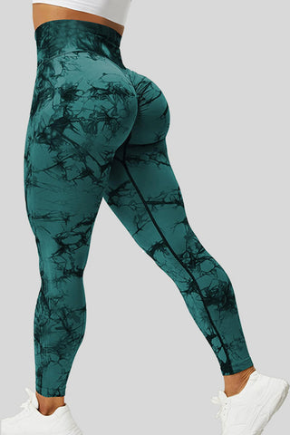 Shop Printed High Waist Active Leggings - High-Quality U.S. Made Women’s Fashion with Free & Fast Shipping