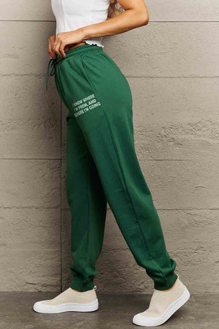 Shop Simply Love Full Size BE YOUR OWN SUN Graphic Sweatpants - High-Quality U.S. Made Women’s Fashion with Free Fast Shipping