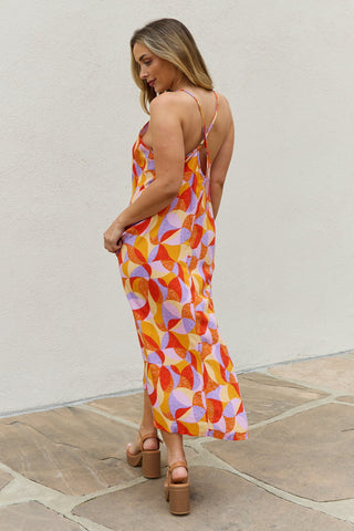 Shop And The Why Full Size Printed Sleeveless Maxi Dress - High-Quality U.S. Made Women’s Fashion with Free & Fast Shipping