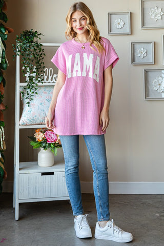 Shop Heimish Full Size Letter Graphic Short Sleeve T-Shirt - High-Quality U.S. Made Women’s Fashion with Free & Fast Shipping