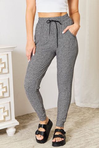 Shop Leggings Depot Full Size Joggers with Pockets - High-Quality U.S. Made Women’s Fashion with Free & Fast Shipping