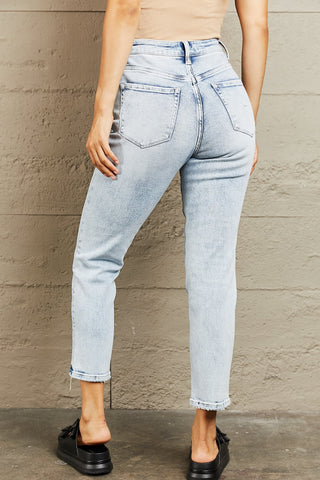 Shop BAYEAS High Waisted Accent Skinny Jeans - High-Quality U.S. Made Women’s Fashion with Free & Fast Shipping