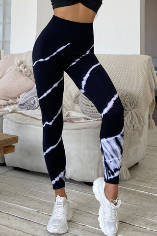 Shop Black Slim Fit High Waist Long Active Pants - High-Quality U.S. Made Women’s Fashion with Free & Fast Shipping