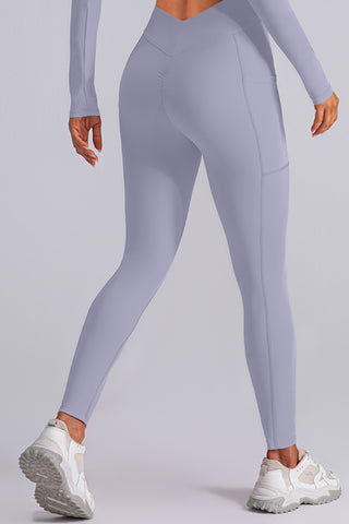 Shop High Waist Active Leggings with Pockets - High-Quality U.S. Made Women’s Fashion with Free & Fast Shipping