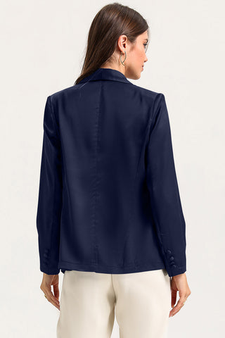 Shop Long Sleeve Shawl Collar Blazer - High-Quality U.S. Made Women’s Fashion with Free & Fast Shipping