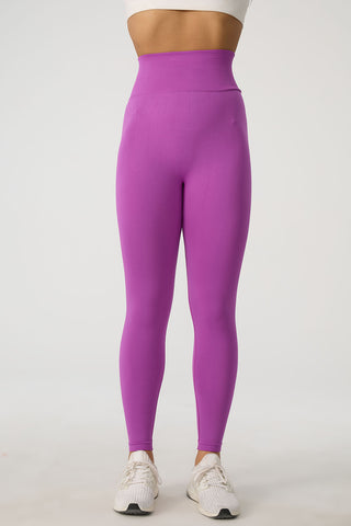 Shop Purple High Waist Active Pants - High-Quality U.S. Made Women’s Fashion with Free & Fast Shipping