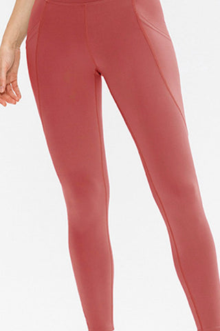 Shop Slim Fit Long Active Leggings with Pockets - High-Quality U.S. Made Women’s Fashion with Free & Fast Shipping