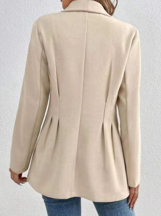 Shop One Button Long Sleeve Blazer - High-Quality U.S. Made Women’s Fashion with Free & Fast Shipping