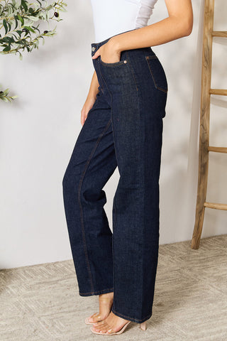 Shop Judy Blue Full Size High Waist Wide Leg Jeans - High-Quality U.S. Made Women’s Fashion with Free & Fast Shipping