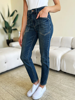 Shop Judy Blue Full Size High Waist Skinny Jeans - High-Quality U.S. Made Women’s Fashion with Free & Fast Shipping