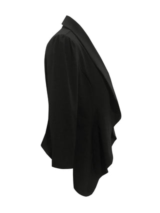 Shop Three-Quarter Sleeve Blazer - High-Quality U.S. Made Women’s Fashion with Free & Fast Shipping