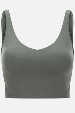 Shop Olive Millennia Scoop Back Sports Bra - High-Quality U.S. Made Women’s Fashion with Free & Fast Shipping