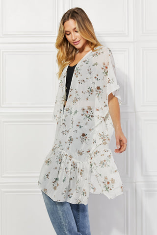 Shop Justin Taylor Meadow of Daisies Floral Kimono - High-Quality U.S. Made Women’s Fashion with Free & Fast Shipping