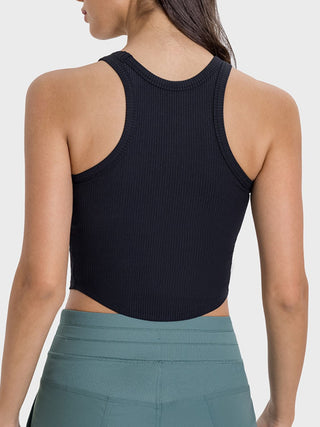 Shop Millennia Round Neck Racerback Active Tank - High-Quality U.S. Made Women’s Fashion with Free & Fast Shipping