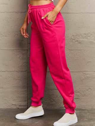 Shop Simply Love Full Size Drawstring Sweatpants - High-Quality U.S. Made Women’s Fashion with Free Fast Shipping