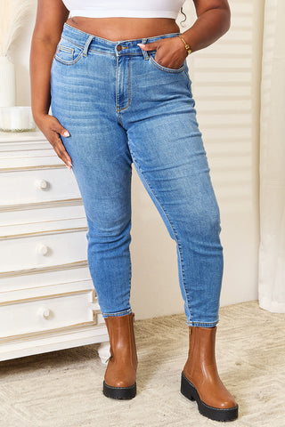 Shop Judy Blue Full Size High Waist Skinny Jeans - High-Quality U.S. Made Women’s Fashion with Free Fast Shipping