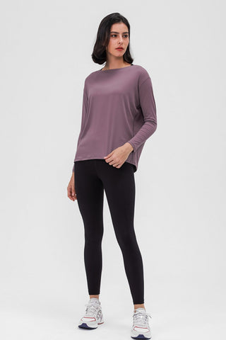 Shop Millennia Loose Fit Active Top - High-Quality U.S. Made Women’s Fashion with Free & Fast Shipping