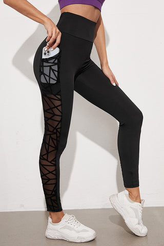 Shop Black High Waist Active Leggings - High-Quality U.S. Made Women’s Fashion with Free & Fast Shipping