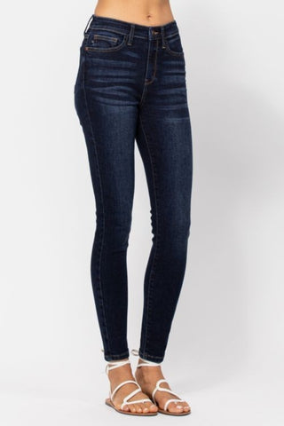 Shop Judy Blue Full Size High Waist Handsand Skinny Jeans - High-Quality U.S. Made Women’s Fashion with Free & Fast Shipping