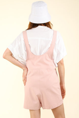 Shop VERY J Adjustable Waist Suspender Overalls with Pockets - High-Quality U.S. Made Women’s Fashion with Free & Fast Shipping