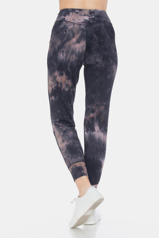 Shop Leggings Depot Tie-Dye High Waist Cropped Leggings - High-Quality U.S. Made Women’s Fashion with Free & Fast Shipping