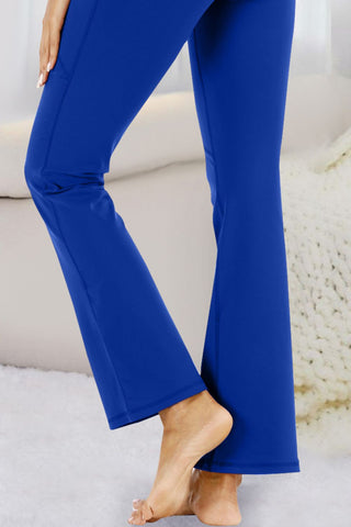 Shop Pocketed High Waist Active Pants - High-Quality U.S. Made Women’s Fashion with Free & Fast Shipping