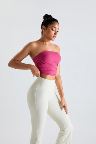 Shop Ribbed Active Bandeau Top - High-Quality U.S. Made Women’s Fashion with Free & Fast Shipping