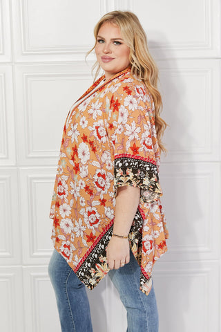 Shop Justin Taylor Peachy Keen Cover-Up Kimono - High-Quality U.S. Made Women’s Fashion with Free & Fast Shipping