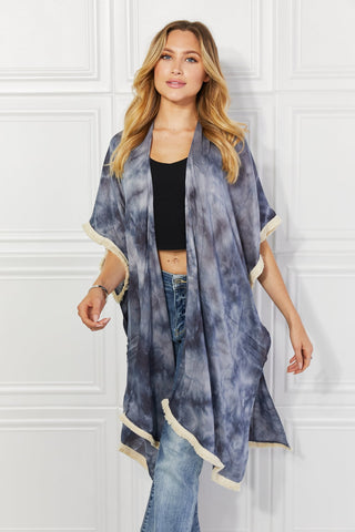 Shop Justin Taylor Cloud Rush Swim Cover-Up Kimono - High-Quality U.S. Made Women’s Fashion with Free & Fast Shipping