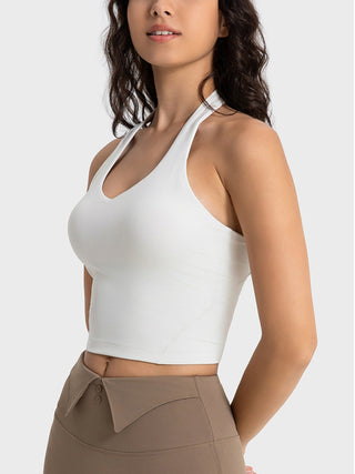 Shop Millennia Cropped Sport Tank - High-Quality U.S. Made Women’s Fashion with Free & Fast Shipping