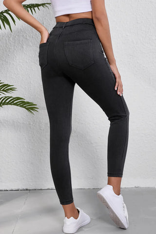 Shop High Waist Jeans with Pockets - High-Quality U.S. Made Women’s Fashion with Free & Fast Shipping