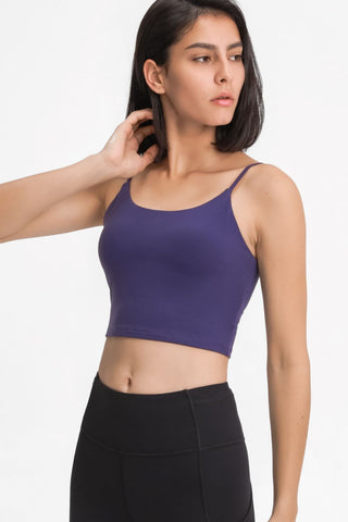 Shop Millennia Feel Like Skin Scoop Neck Sports Cami - High-Quality U.S. Made Women’s Fashion with Free & Fast Shipping