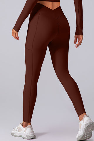 Shop High Waist Active Leggings with Pockets - High-Quality U.S. Made Women’s Fashion with Free & Fast Shipping