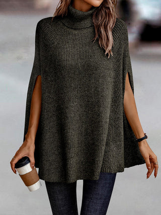 Shop Black Forest Turtleneck Dolman Sleeve Poncho - High-Quality U.S. Made Women’s Fashion with Free & Fast Shipping