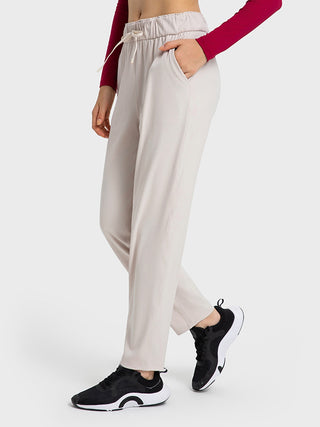 Shop Drawstring Sport Pants with Pockets - High-Quality U.S. Made Women’s Fashion with Free & Fast Shipping